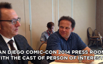 SDCC 2014 Person of Interest Press Room Interviews