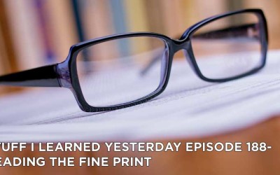 188- Reading The Fine Print
