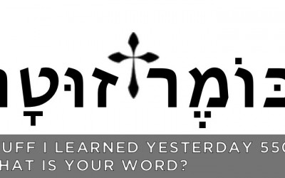 550- What Is Your Word
