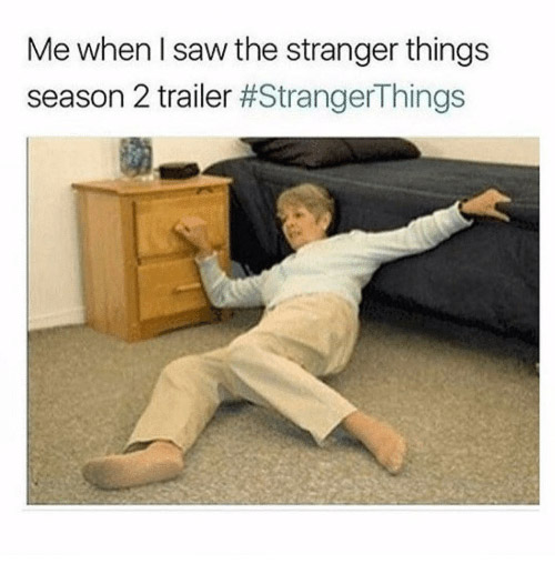 Stranger Things Season 2 Trailer Meme