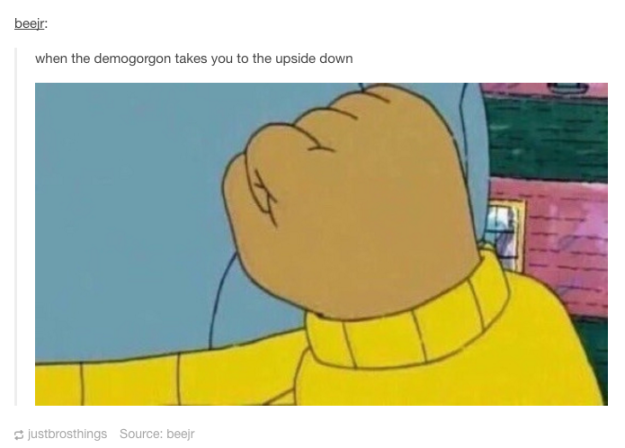 Stranger Things Arthur Meme