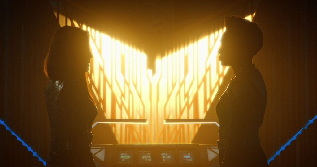 Fred's STD S1E13 What's Past Is Prologue beautiful lighting screen shots - Georgiou and Burnham