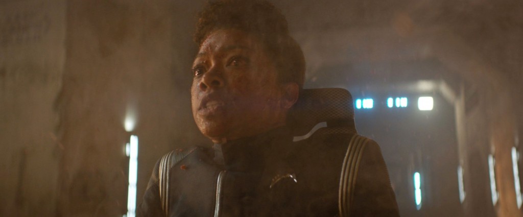 STDP 035 - Star Trek Discovery S2E10 (41:34) - Burnham suffocating.